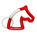 Horse Shaped Carabiner Keychain